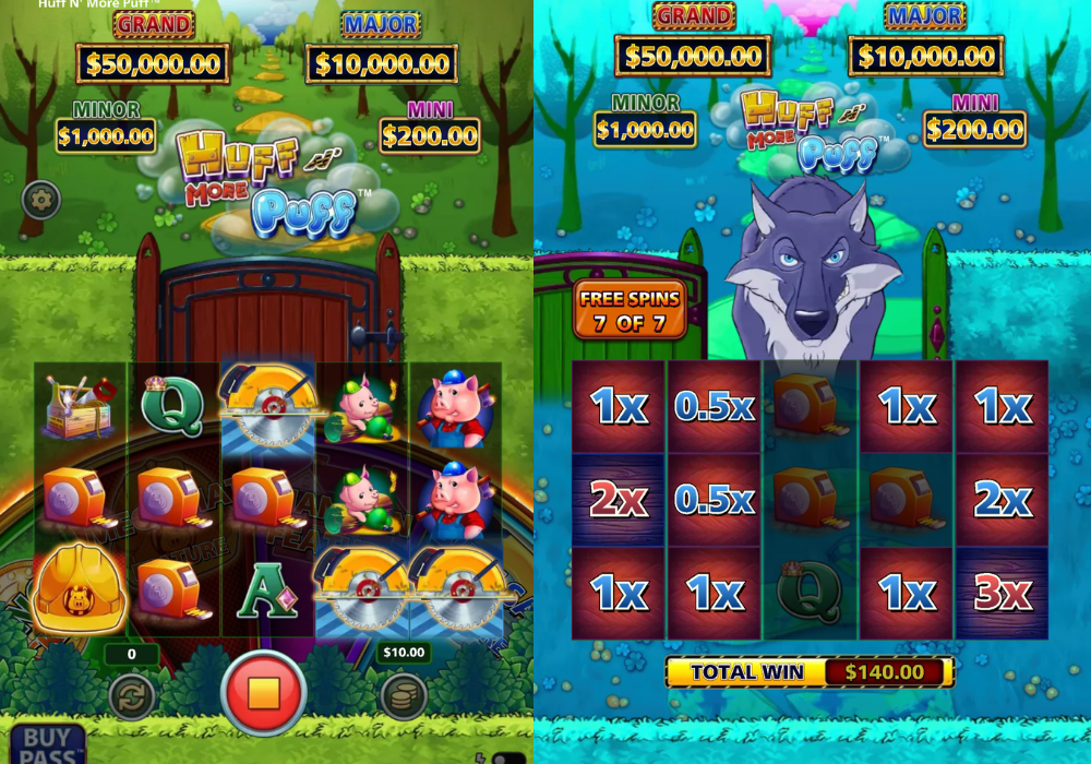 Huff N' More Puff App Slot
